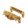 thumbnail image 1 of Replacement Tailpiece Bridge and Saddle Set for Style Guitar (Gold), 1 of 8