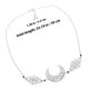 thumbnail image 2 of YSNOOWE Cadena Para Femenina Con Elementos Lunares Para Bodas Y Fiestas, 2 of 7