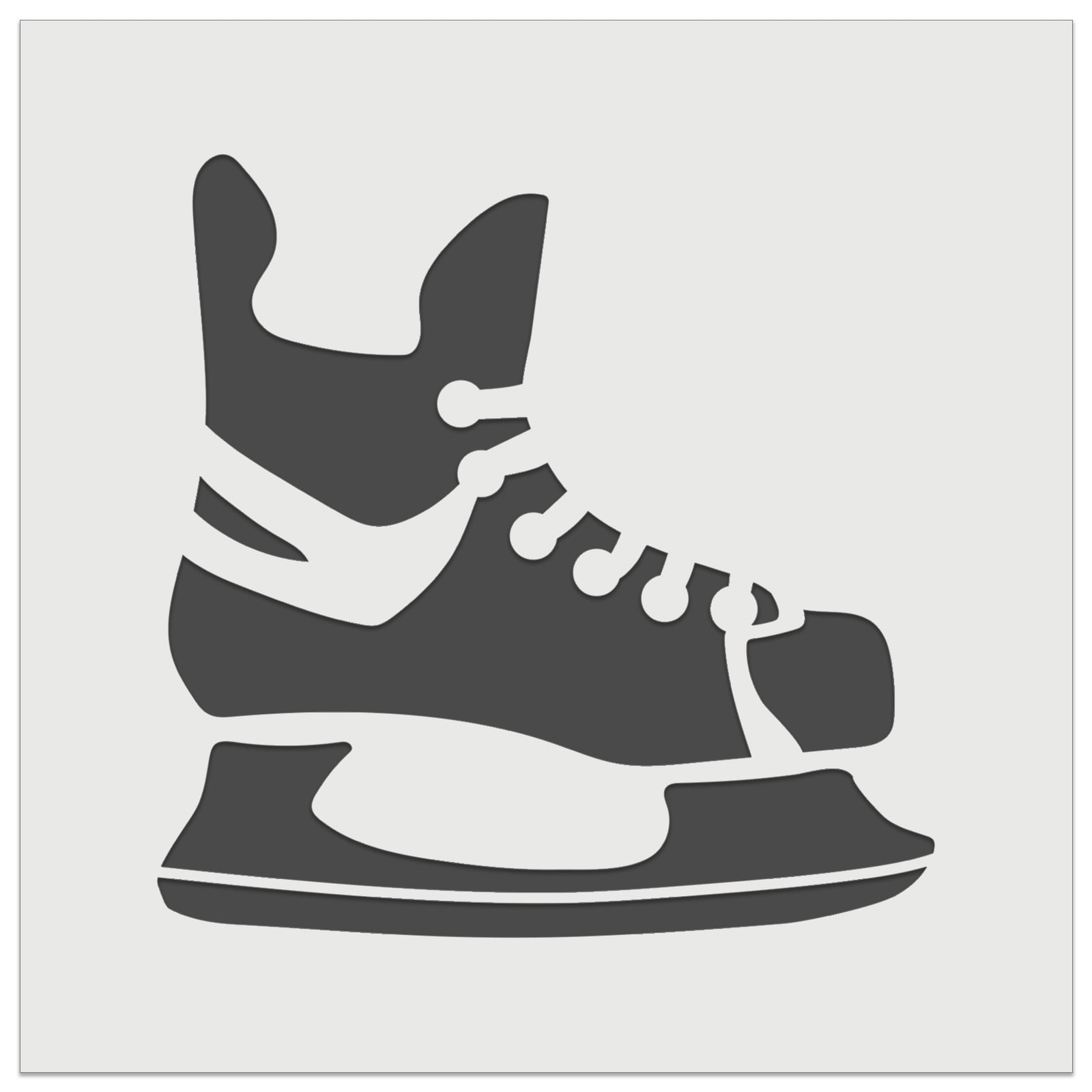 Hockey Ice Skates Skating Blades DIY Cookie Wall Craft Stencil - 11.5 Inch  - Walmart.com