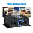 thumbnail image 3 of AK380/AK370/AK170 2 Channel Bluetooth HiFi Power Amplifier Home Car Audio Processor Class D Remote Control FM Radio, 3 of 7