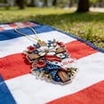 thumbnail image 5 of SLYNSHome 4th of July Ornaments Cross Flowers Hanging Pendants Red White Blue America Flag Ornaments for Party Decor, 5 of 8