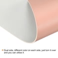 thumbnail image 3 of Uxcell 28"x14" Desk Mat Protector, PU Leather Dual Side Waterproof Mouse Pad Writing Mat for Office Home, Pink/Silver, 3 of 5