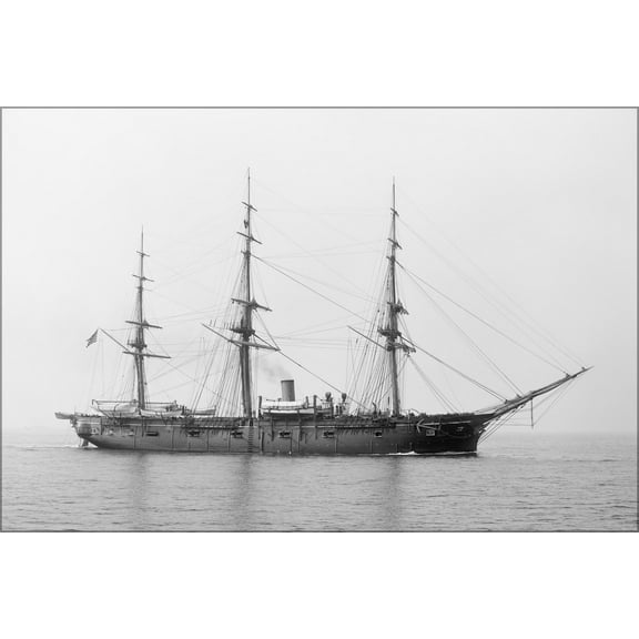 24"x36" Gallery Poster, USS Lancaster 1899