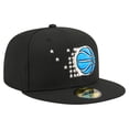 thumbnail image 3 of Men's New Era  Black Orlando Magic Core Logo 59FIFTY Fitted Hat, 3 of 5