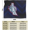 thumbnail image 3 of Stony Brook University Logo Fleece Blanket, Very Soft Microfiber Flannel Blanket for Couch Warm and Cozy for All Seasons, 3 of 6