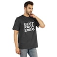 thumbnail image 2 of Inkmeso T-Shirt Graphique Imprimé pour Hommes Best Papa Ever.€ Col Rond Tee pour Cadeau de Fête des Pères, 2 of 7