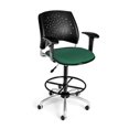 thumbnail image 2 of OFM Model 326-DK Armless Fabric Swivel Task Chair and Kit, Black, 2 of 7