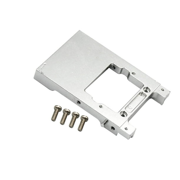 Soporte de fijación de base de servo de aleación 1:18 para accesorios y repuestos de coches RC plata