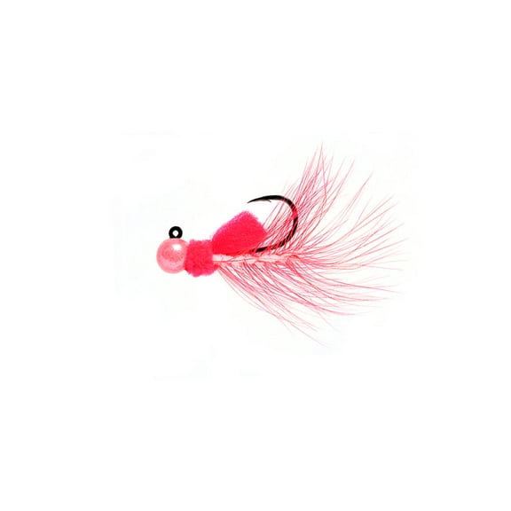 AERO JIG STEELHEAD AND SALMON JIG HKL - PNK/WHT 1/8 OZ