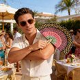 thumbnail image 6 of Women's Unisex Handmade Woven Fan Natural Straw Bamboo Hand Fan for Summer Cooling Beach Travel Party Decoration Holiday, 6 of 6