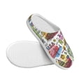 thumbnail image 3 of Lsque America Landmarks1 Pattern Womens Comfort Cotton on Scuff With Memory Foam and Anti-skid Sole Slipper-46/47, 3 of 7