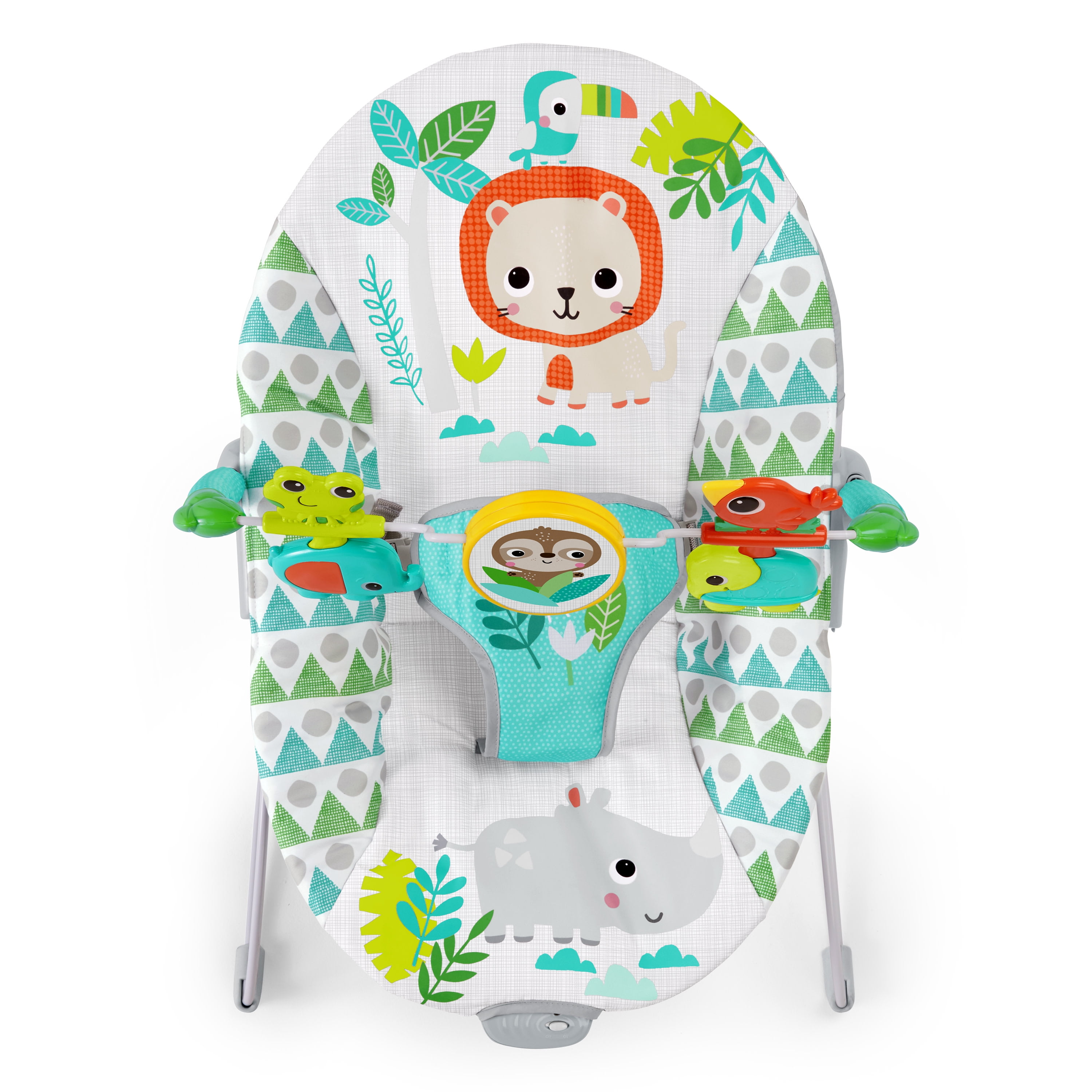 bright starts raindrop rainforest bouncer