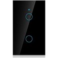 thumbnail image 1 of Switch Remote Switch with Highly Sensitive Touch Keys, Suitable for SIRI Voice Control, 2-Way AC(Black), 1 of 8