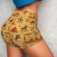 thumbnail image 4 of Fotbe Brave Cowboys Shorts Sin Costuras – Shorts Deportivos de Cintura Alta para Mujer, Elásticos para Gimnasio, Yoga, Running o Ciclismo-Medium, 4 of 8