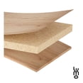 thumbnail image 4 of Buró Set X2 LUMO para Recamara Mesa de Noche Moderno Minimalista beige MEDIANO, 4 of 7