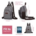 thumbnail image 2 of Mochila tipo mochila Packism correas ajustables gris Active Grey Una talla, 2 of 5