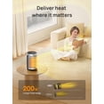 thumbnail image 4 of Space Heater Dreo Portable Electric 1500W PTC Ceramic Silver, 4 of 7