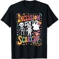 thumbnail image 1 of Inclusion Isn't Too Scary Ghost SLP Halloween Sped Teacher T-Shirt - As Picture - M, 1 of 2