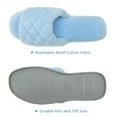 thumbnail image 4 of LORDFON Open Toe Womens Slippers Slip-On House Slippers with Memory Foam, 4 of 7