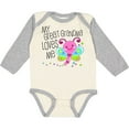 thumbnail image 3 of Inktastic My Great Grandma Loves Me Cute Dragonfly Boys or Girls Long Sleeve Baby Bodysuit, 3 of 5