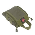 thumbnail image 4 of Bolsa de viaje portátil para exteriores, bolsa de supervivencia de emergencia, bolsa médica de rescate (verde militar), 4 of 11