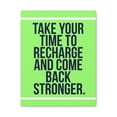 thumbnail image 5 of Inspirational Wall Art Recharge And Come Back Motivation Wall Decor for Home Office Gym Inspiring Success Quote Print Ready to Hang Unframed, 5 of 13