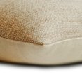 thumbnail image 2 of Throw Pillow Cover With Zipper, Decorative Rose Gold 26"x26" (65x65 cm) Euro Size Shams, Faux Leather & Jute Jute Textured & Metallic Tape Euro Shams For Sofa, Solid - Rose Gold Jute, 2 of 3
