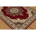 thumbnail image 2 of Tayse Sensation Area Rug 4700 Red Medallion Border 8' 9" x 12' 3" Rectangle, 2 of 3