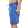 thumbnail image 3 of NORTHYARD Men's 7 Inch Athletic Basketball Shorts with 4 Pockets Workout Gym Short Blue Heather 2XL, 3 of 8