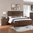 thumbnail image 4 of Milan Walnut Brown Wood 2-drawer Nightstand, 4 of 8