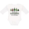 thumbnail image 3 of Inktastic It's the Most Wonderful Time of the Year Fun Christmas Trees Boys or Girls Long Sleeve Baby Bodysuit, 3 of 5