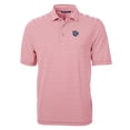 thumbnail image 2 of Men's Cutter & Buck Cardinal Lehigh Valley IronPigs DryTec Virtue Eco Pique Stripe Recycled Polo, 2 of 3