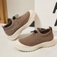 thumbnail image 6 of Women's Orthopedic Arch Support Wide Width Walking Shoes,Protective Toe Cap Non-Slip Thick Sole Breathable Knit Drawstring Slip On Casual Sneakers, 6 of 8