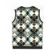 thumbnail image 4 of Camiseta sin mangas con cuello en V para hombre, estilo informal, con estampado vintage, permeable al trabajo y cuello en V., 4 of 5