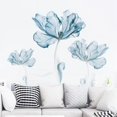 thumbnail image 1 of 110x180cm flor de loto azul grande vinilo pegatina de pared póster sala de estar dormitorio decoración del hogar calcomanías Stikers Mural arte papel tapiz MFZFUKR 2022803-1, 1 of 6