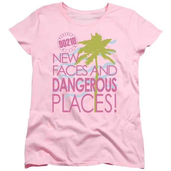 90210 Tagline Women's T-Shirt Pink