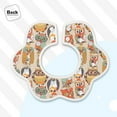 thumbnail image 4 of Hirioo Colorful Owls for Baby Cotton Petal Bib Drool Bibs for Baby Boy Unisex, 4 of 9