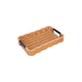 thumbnail image 2 of Wicker Decorative Scalloped Trays for Home Decor, Coffee Table Trays with Handles, Woven Rattan Tray for Kitchen Counter, Rectangle Serving Tray Decor for Living Room, 2 of 7