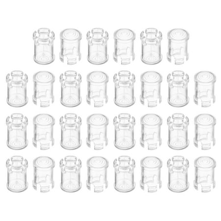 

Uxcell 5mm Clear Light Emitting Diode Holder Clip LED Lamp Socket Bulb Cap Protective Cover Transparent 100 Pack