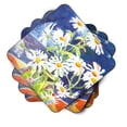 thumbnail image 2 of Carolines Treasures 6003FC Flowers - Daisy Foam Coaster Set of 4 3 1/2 x 3 1/2 multicolor, 2 of 3