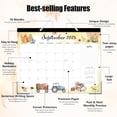thumbnail image 4 of OuMuaMua 18-Month Large Desk Calendar, 22 x 17 inch Watercolor Holiday Calendar, Jul 2026 - Dec 2027 Daily Organizer for Home Office School, 4 of 8