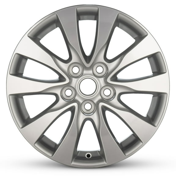For 2014-2016 Buick Lacrosse 17 Inch Machined Face with Painted Inlay Silver Aluminum - New OEM Rim - Road Ready Car Wheel