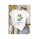 thumbnail image 1 of Women's Casual Crew Neck T-Shirt with Cartoon Dog Paw Print, Medium Stretch, Short Sleeve, Regular Fit, all Seasons - "Faith Hope Love" Graphic Tee, 1 of 6