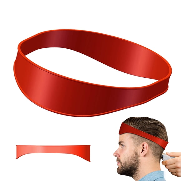 Banda De Corte De Pelo De Silicona, Herramienta De Corte De Cabello Plantilla De Afeitar De Escote Y Guía De Recorte De Cabello DIY Cortes De Cabello Para El Hogar Y Guía De