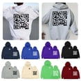 thumbnail image 3 of Ruifaya Sudadera con capucha con código QR FU divertida GXG, 3 of 7
