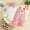 Pink, variant on Kids Fall Winter Sweet Fashionable Female Bear Embroidered Large Pocket Sling Pants + Solid Color Striped Long-Sleeved Romper + Headband Set(Pink,12 Months)