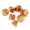 thumbnail image 4 of 7 D8 D10 D12 D20 Juego de rol de dados para juego Naranja Zulema 7 dados poliédricos, 4 of 8