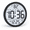 Black, variant on Brown 8-inch Self-setting Digital Wall Atomic Clock with Backlight