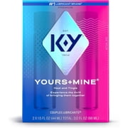 K-Y Yours & Mine Couples Lubricant, 3 oz (Pack of 2)