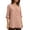 Beige, variant on ClodeEU Women's V Neck Roll Up Sleeve Button Down Shirt, Casual Loose Blouse Black,Women's Plus L